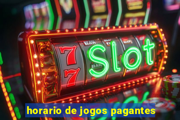 horario de jogos pagantes